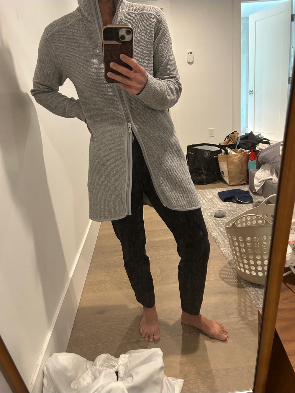 Lululemon XS long zip up jacket